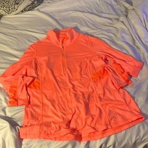 Danskin now, large, neon orange